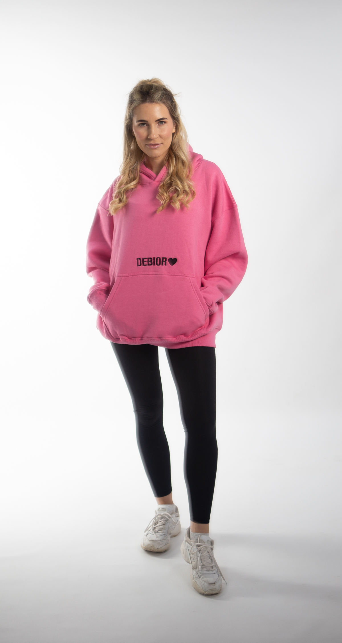 "SELF LOVE" Oversized Hoodie in Pink